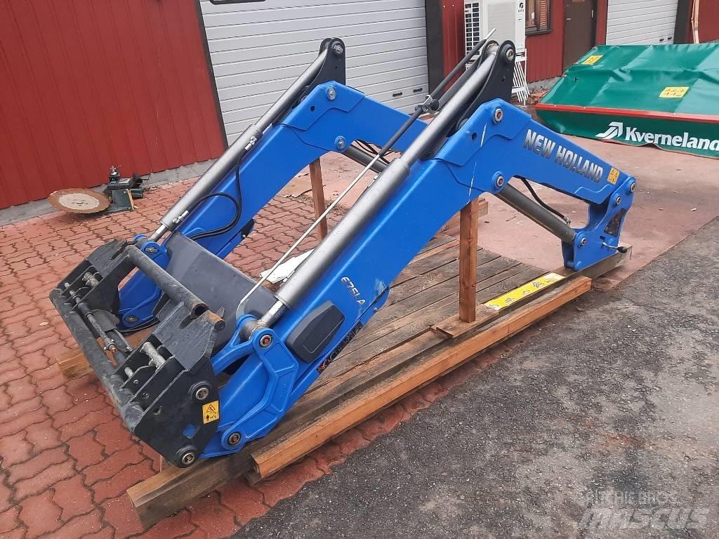 New Holland 675 LA 프론트 로더 및 굴착기