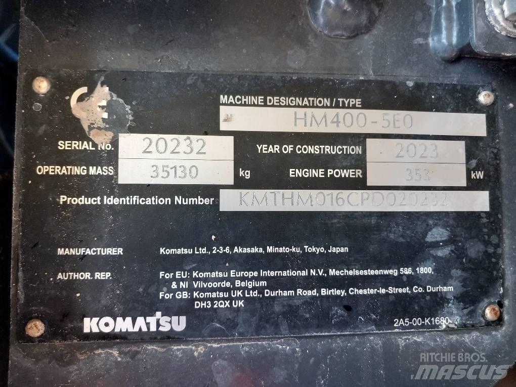 Komatsu HM400-5E0 연결식 홀러