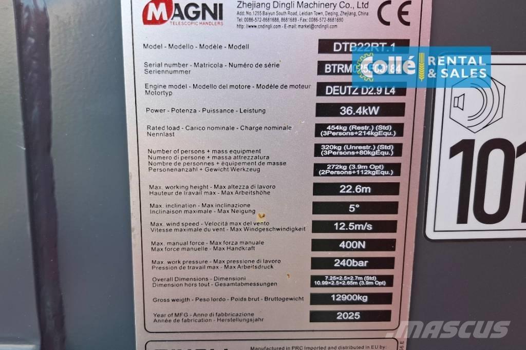Magni DTB 22 RT | 2025 견인식 전동이동 리프트