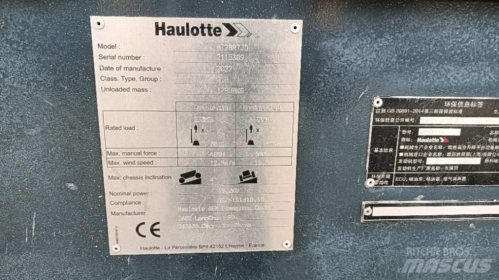 Haulotte HT28RTJO 견인식 전동이동 리프트