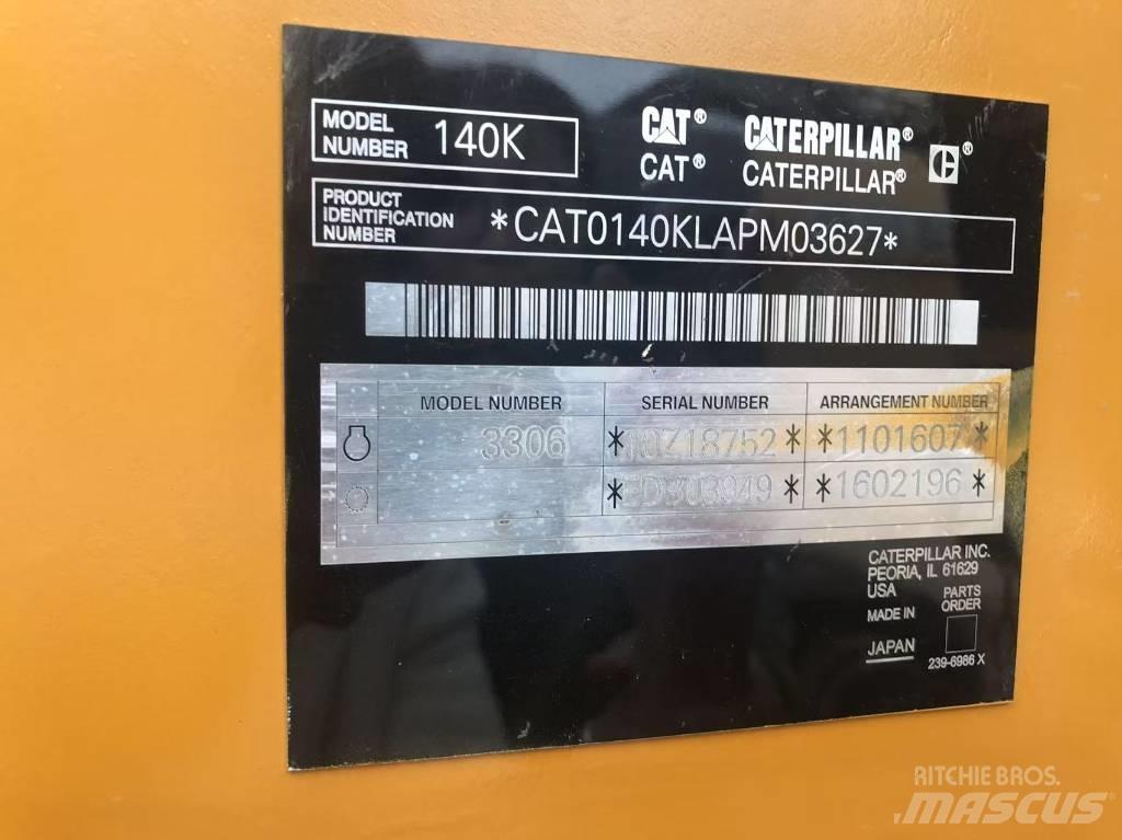 CAT 140k 그레이더