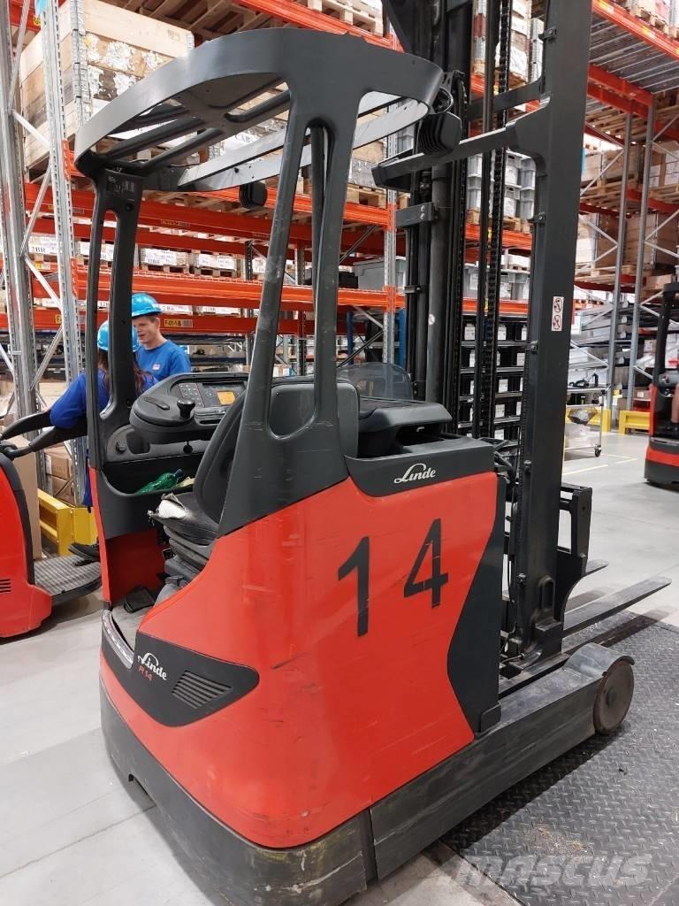Linde R14 보행식 리치 지게차