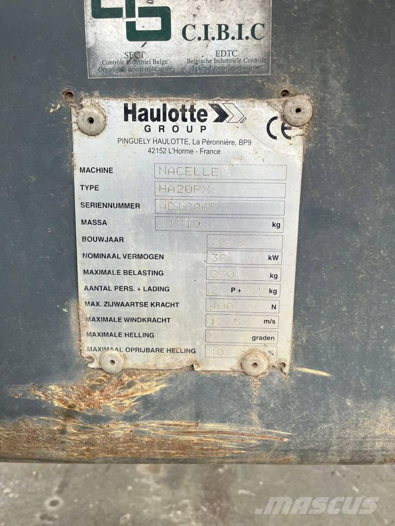 Haulotte HA 20 PX 관절형 전동이동 리프트