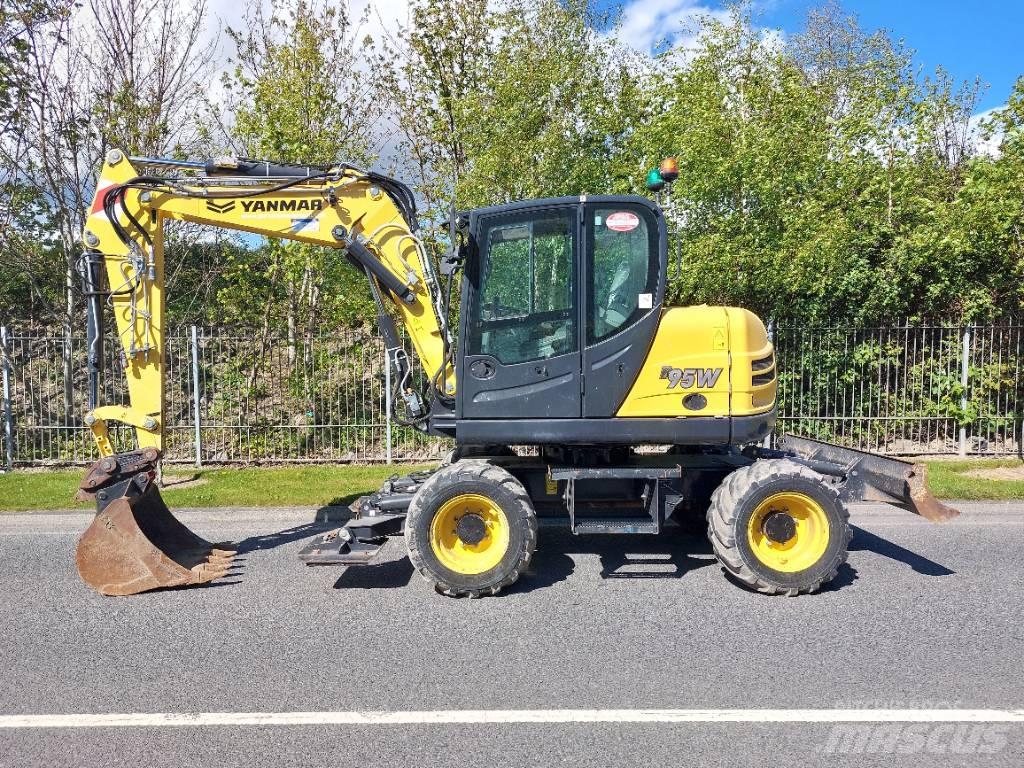 Yanmar B95W  휠 굴삭기