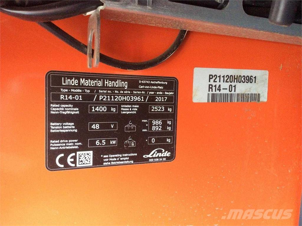 Linde R14 리치 트럭