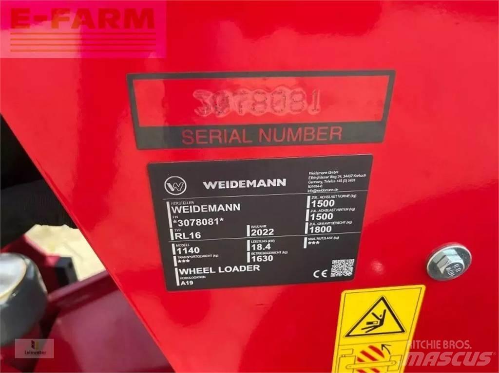 Weidemann 1140  휠로우더