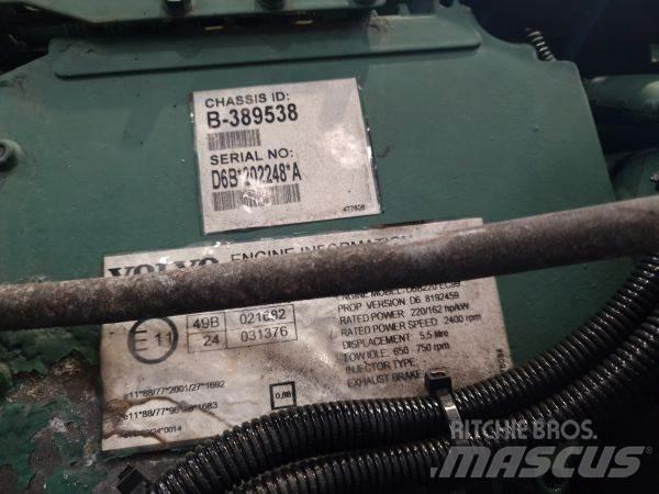 Volvo D6B220 EC09 엔진