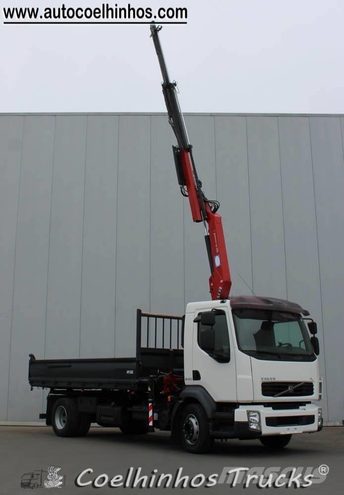 Volvo FL 240 + HMF 635 덤프 트럭