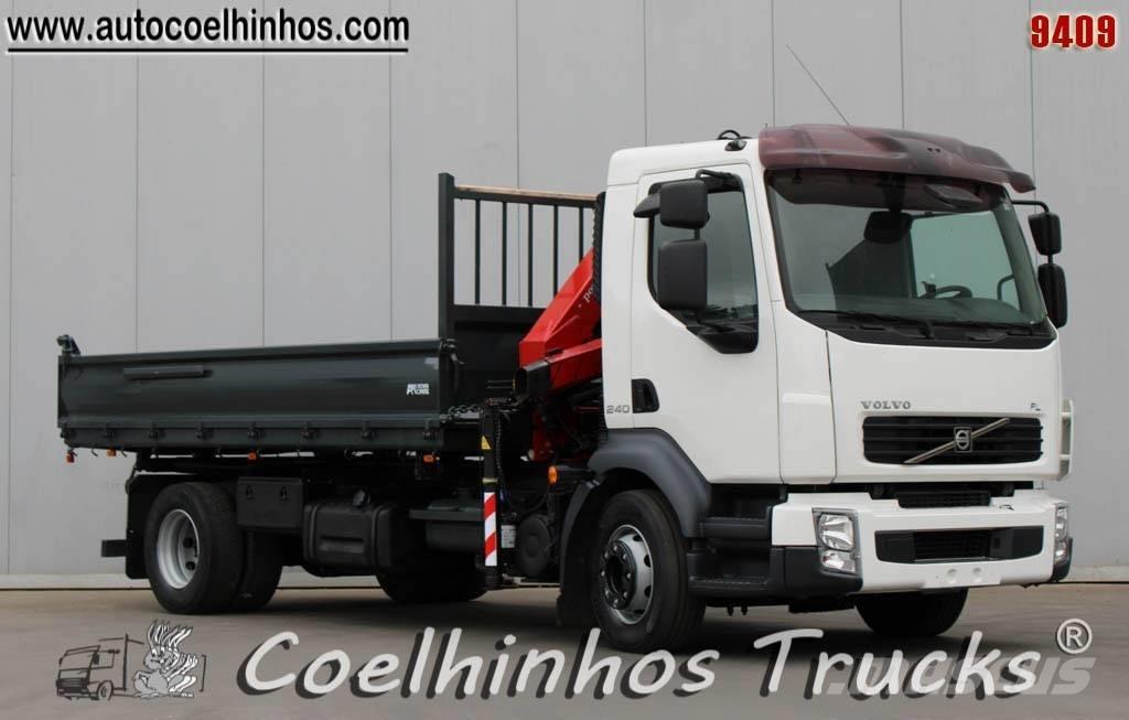 Volvo FL 240 + HMF 635 덤프 트럭