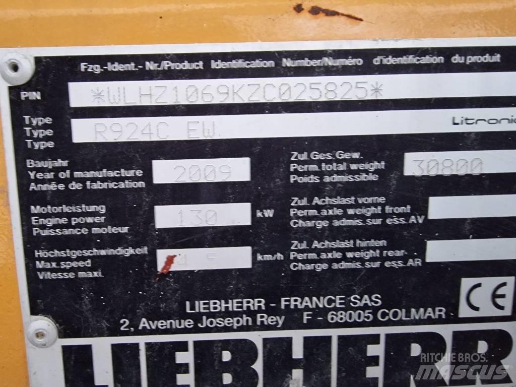 Liebherr R 924 C EW 폐기물/산업 처리기