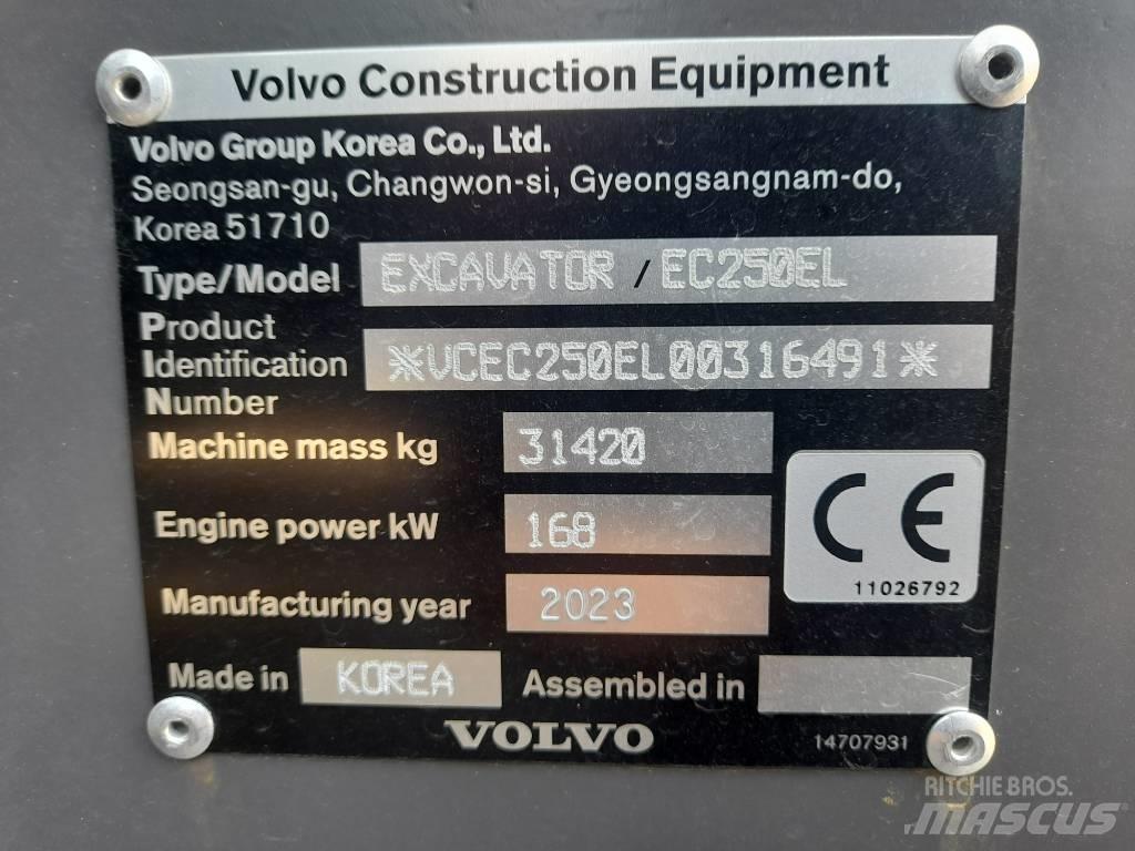 Volvo EC 250 EL 대형 굴삭기 29톤 이상