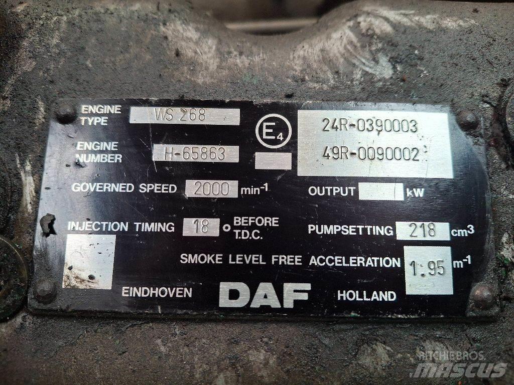 DAF WS268 엔진