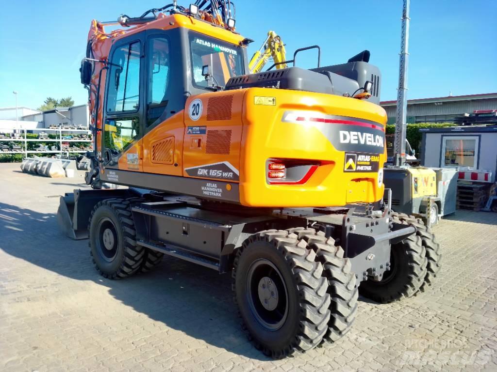 Develon DX 165 WR-7  휠 굴삭기