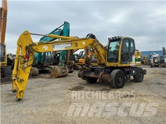 Doosan DX 160 WR  휠 굴삭기