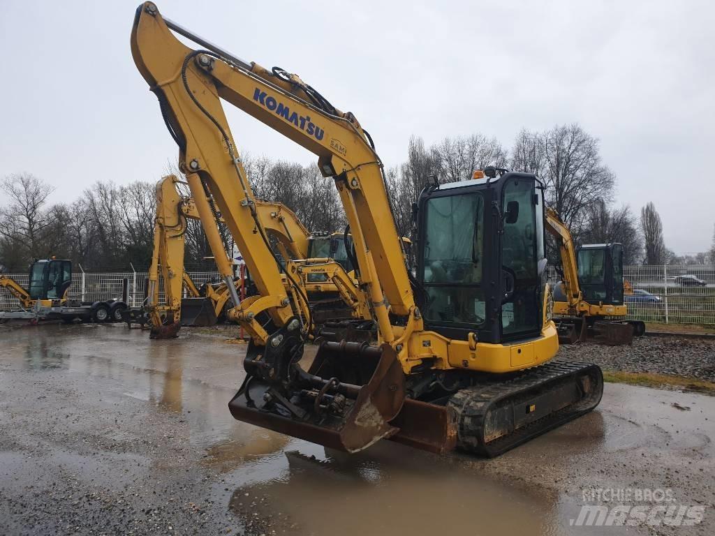 Komatsu PC55MR-5 소형 굴삭기 7톤 미만