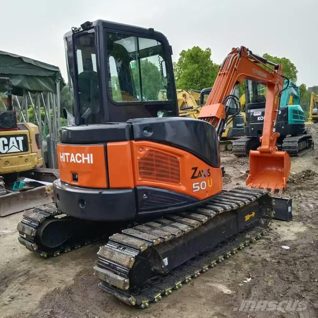 Hitachi ZX 50 U 소형 굴삭기 7톤 미만