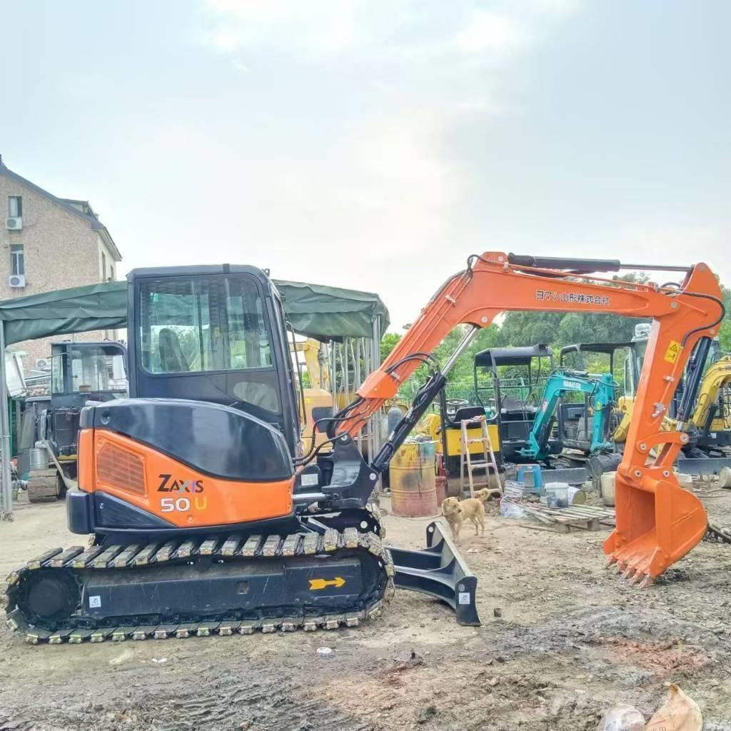 Hitachi ZX 50 U 소형 굴삭기 7톤 미만