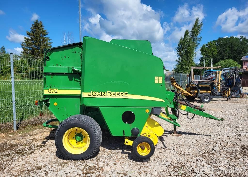 John Deere 578 원형 곤포기