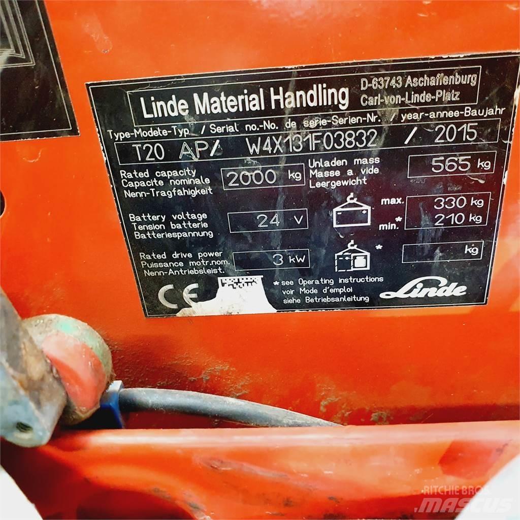 Linde T20AP kurz 경량 리프터