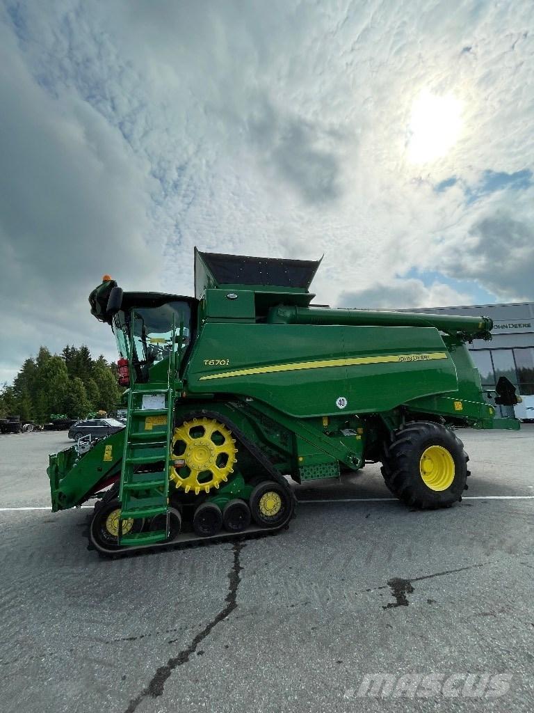 John Deere T670 i 콤바인 수확기
