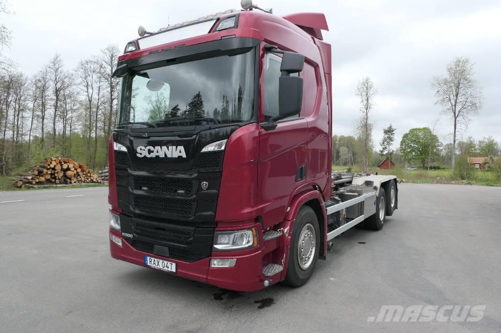 Scania R500 B6x2*4NB 훅 리프트 트럭