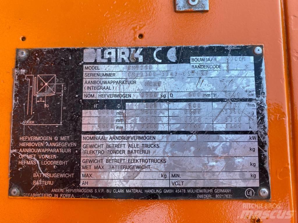 Clark CMP 25 디젤 지게차
