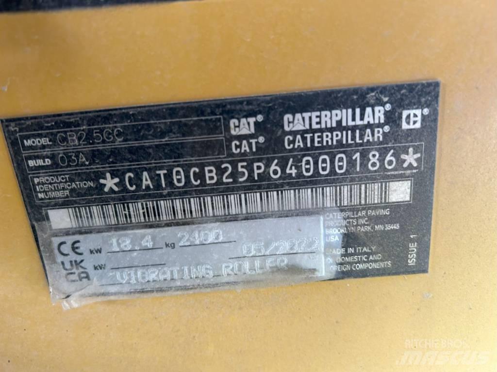 CAT CB 2.5GC 트윈 드럼 롤러