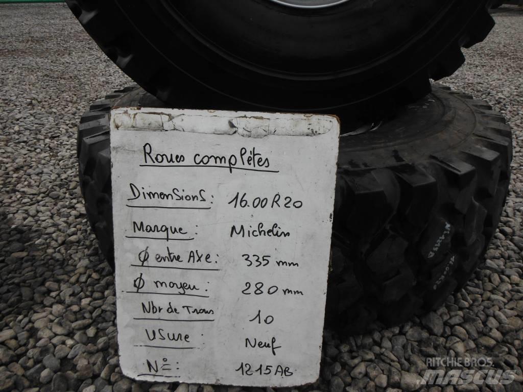 Michelin 16.00R20 타이어, 휠 및 림