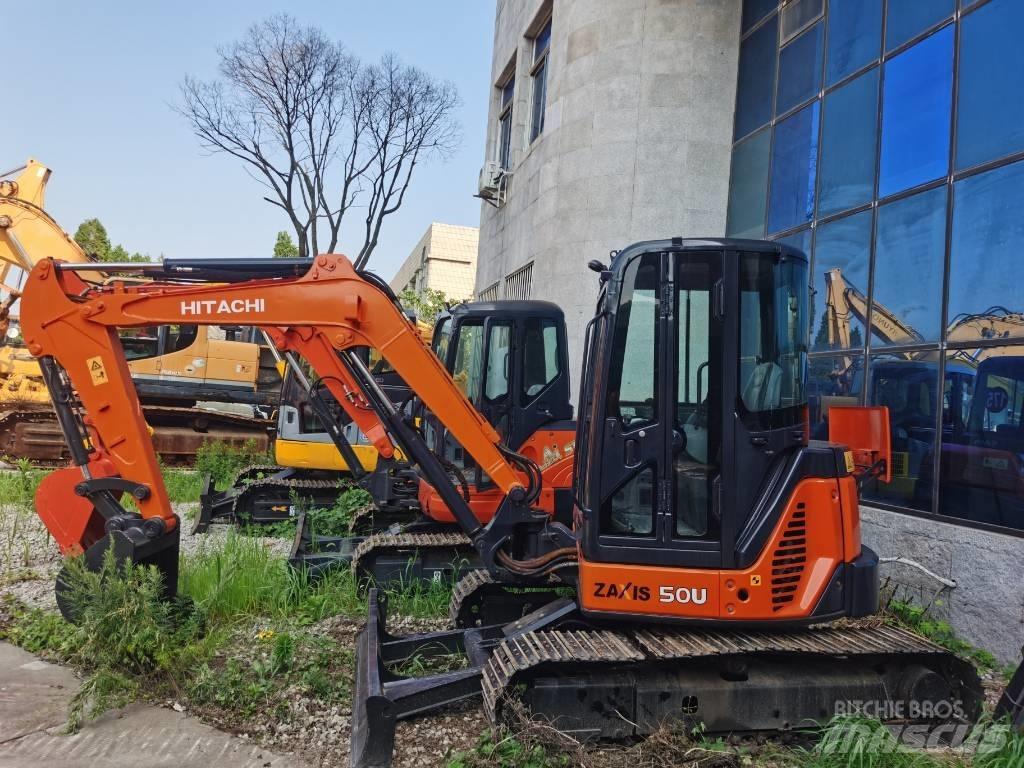 Hitachi ZX 50 U 소형 굴삭기 7톤 미만