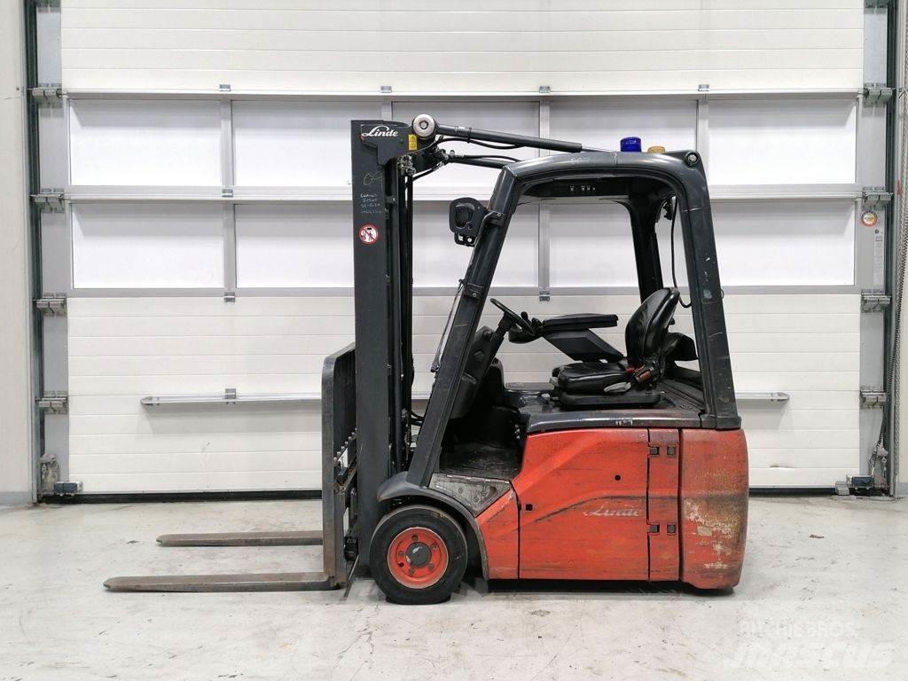 Linde E16C-01 전동 지게차