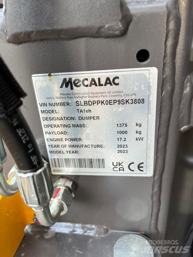 Mecalac TA 1 EH 연결식 홀러
