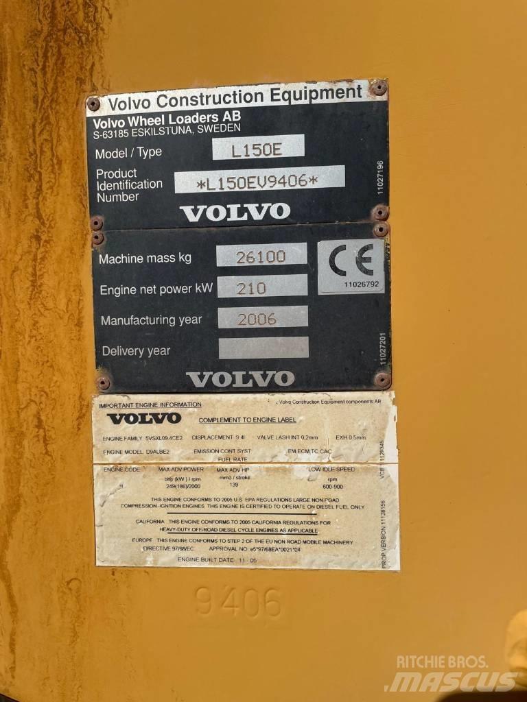 Volvo L150E 미니 로더