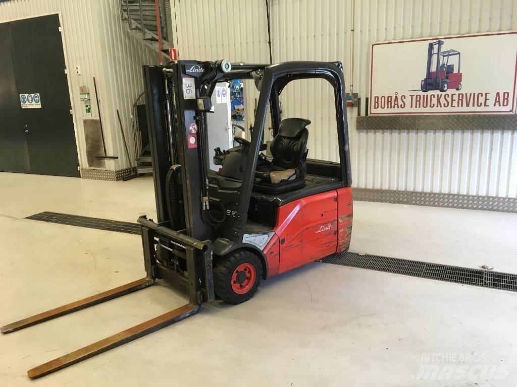 Linde E16 전동 지게차