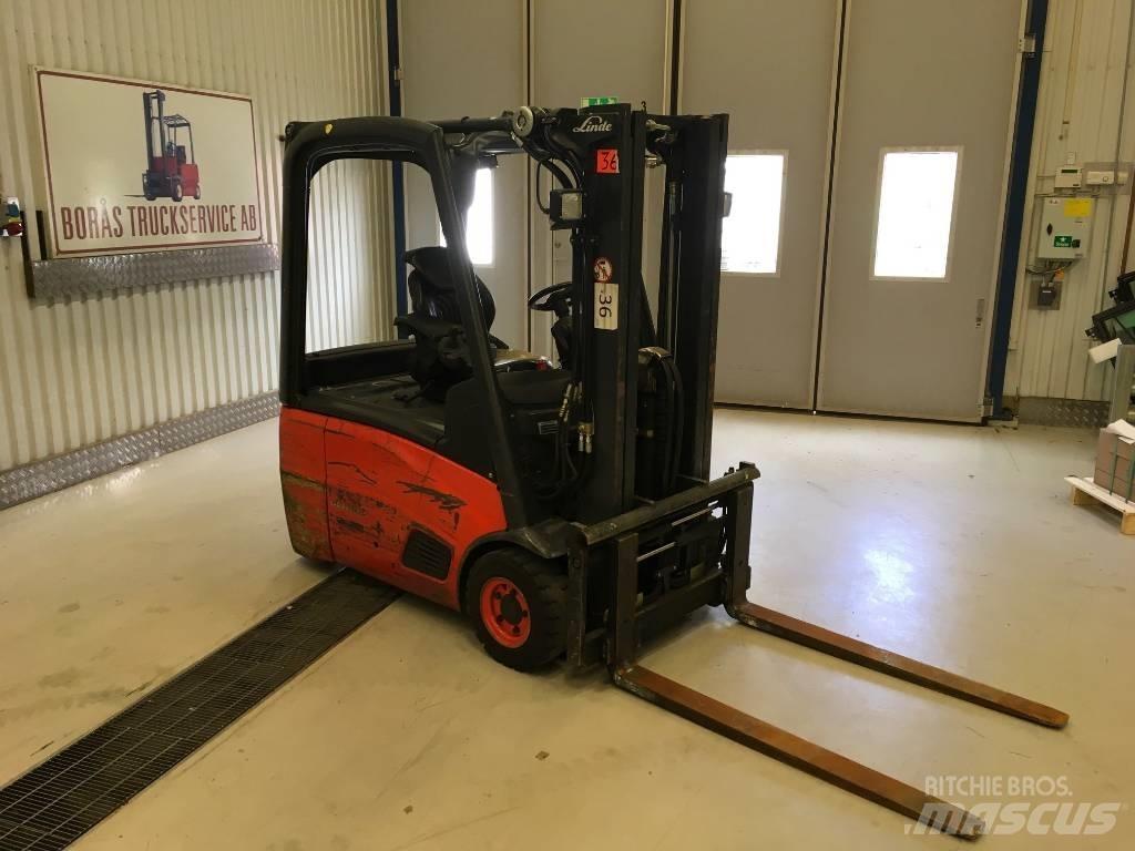 Linde E16 전동 지게차
