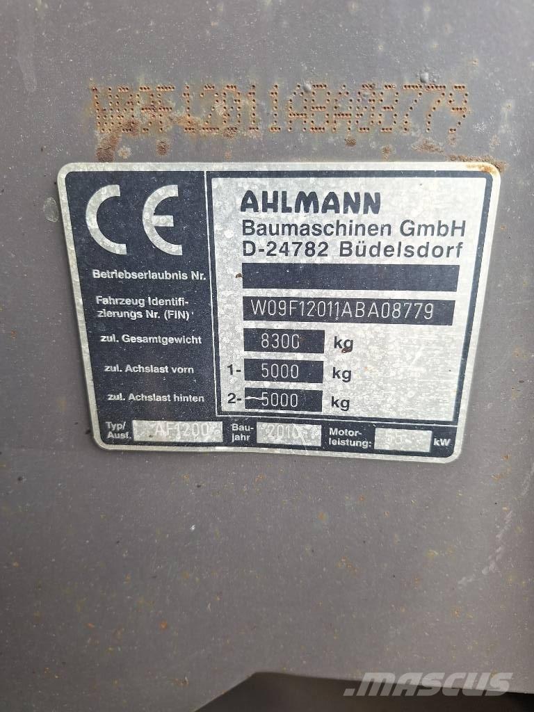 Ahlmann AF 1200  휠로우더
