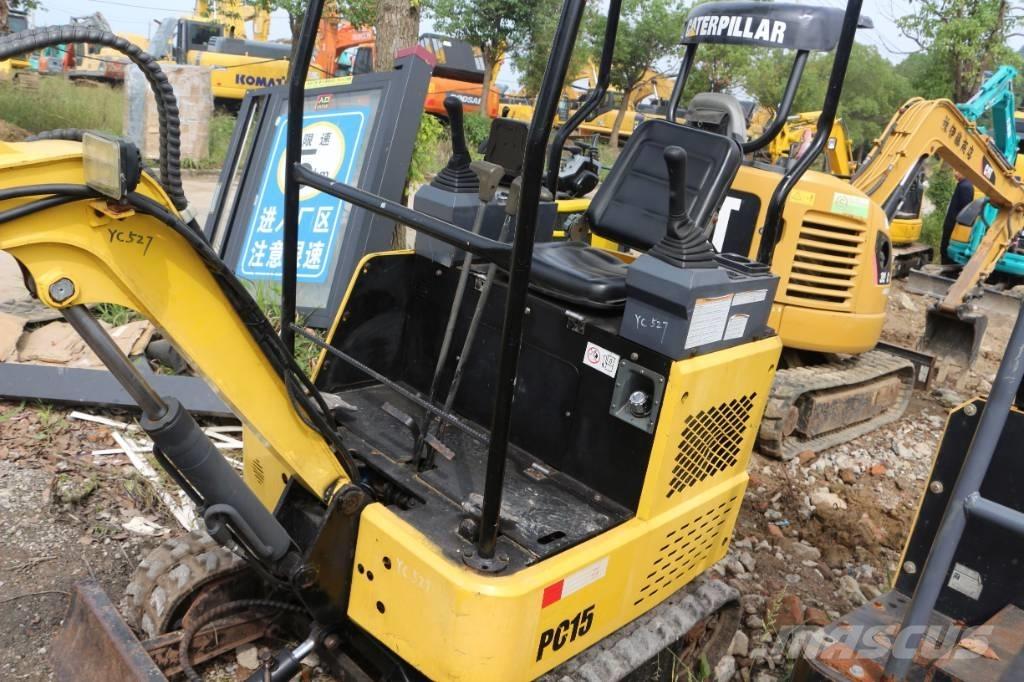 Komatsu pc 15 소형 굴삭기 7톤 미만
