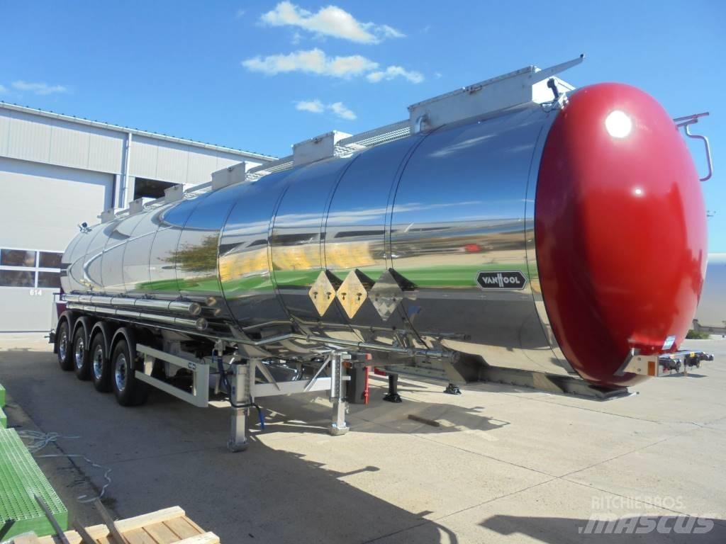 Van Hool 45000 liter 탱커 세미 트레일러