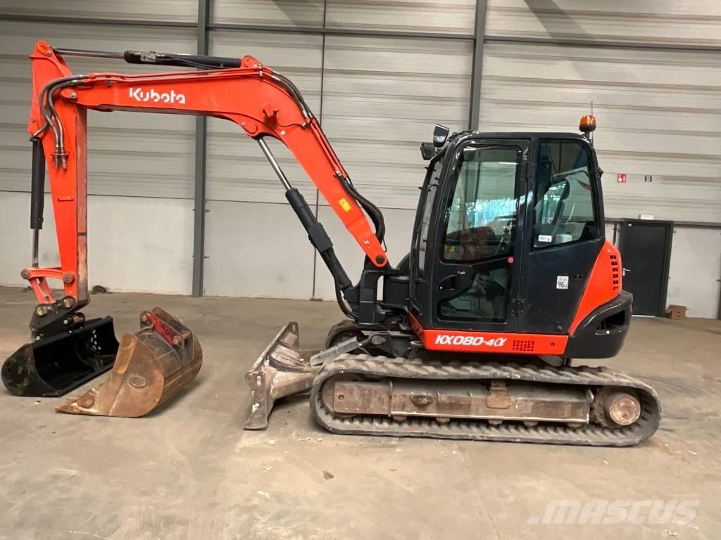 Kubota KX 080-4 A 중형굴삭기 7톤-28톤