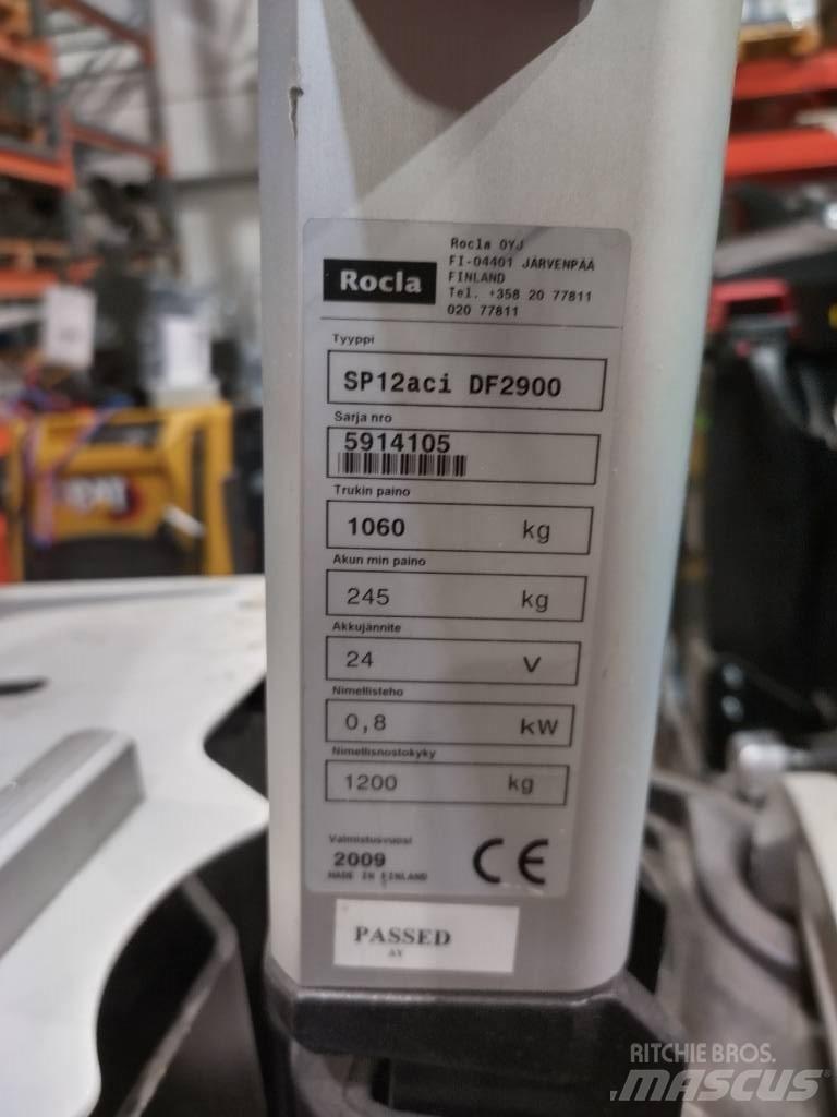 Rocla SP12ACI DF2900 보행식 리치 지게차