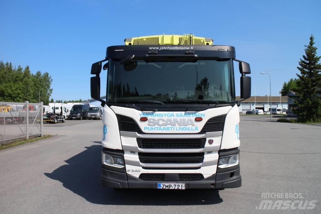 Scania P 340 CNG A 폐기물 수거 트럭