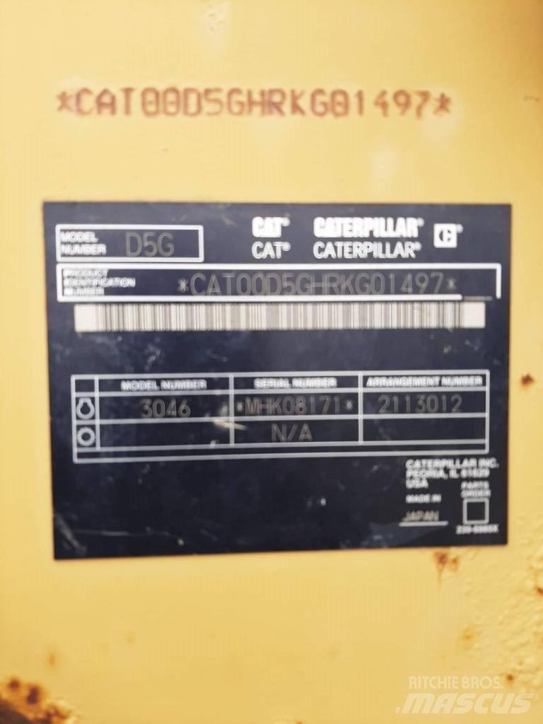 CAT D5GLGP 크롤러 도저