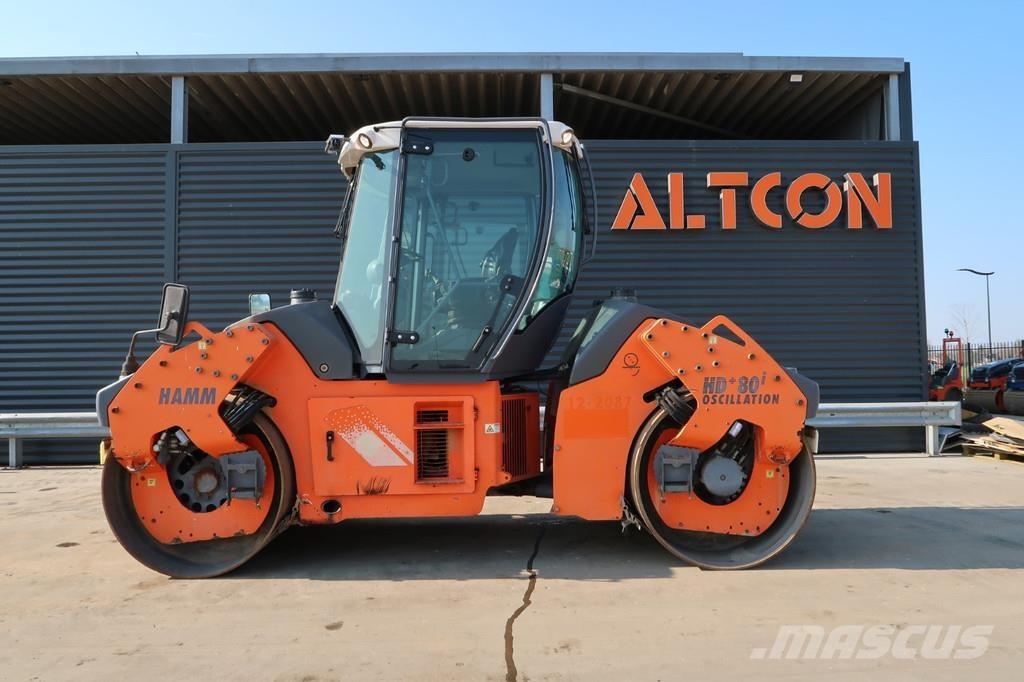 Hamm HD+ 80I VO-S 트윈 드럼 롤러