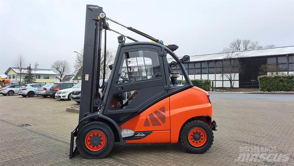 Linde H50D-02 디젤 지게차