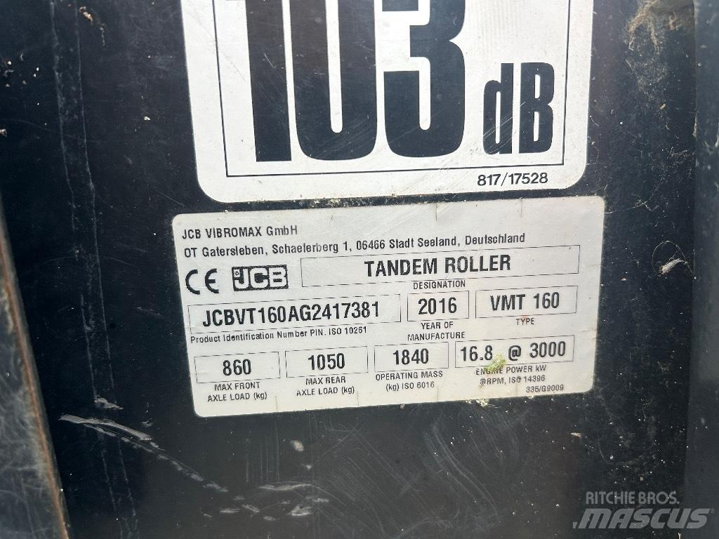JCB VMT160-80 트윈 드럼 롤러
