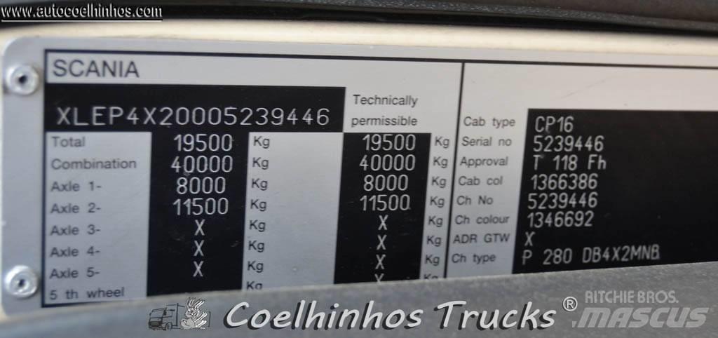 Scania P 280 새시 운전실 트럭