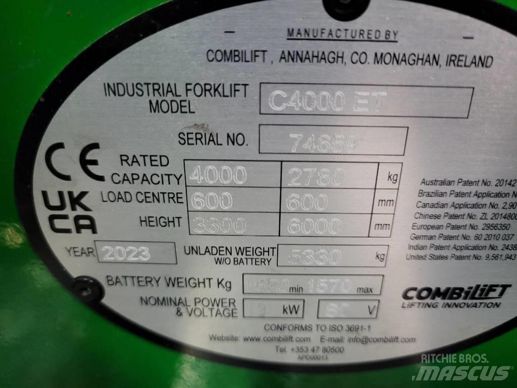 Combilift C4000ET 4방향 리치트럭