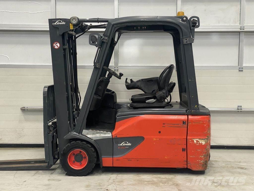 Linde E20L-02 전동 지게차