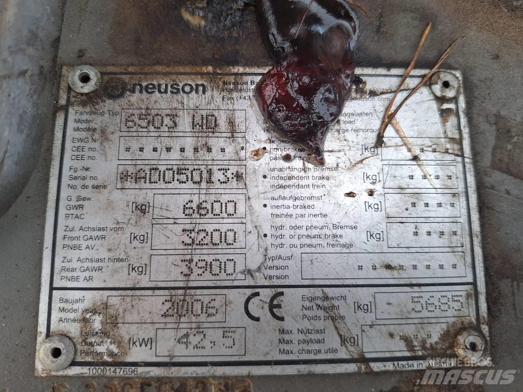 Wacker Neuson 6503  휠 굴삭기