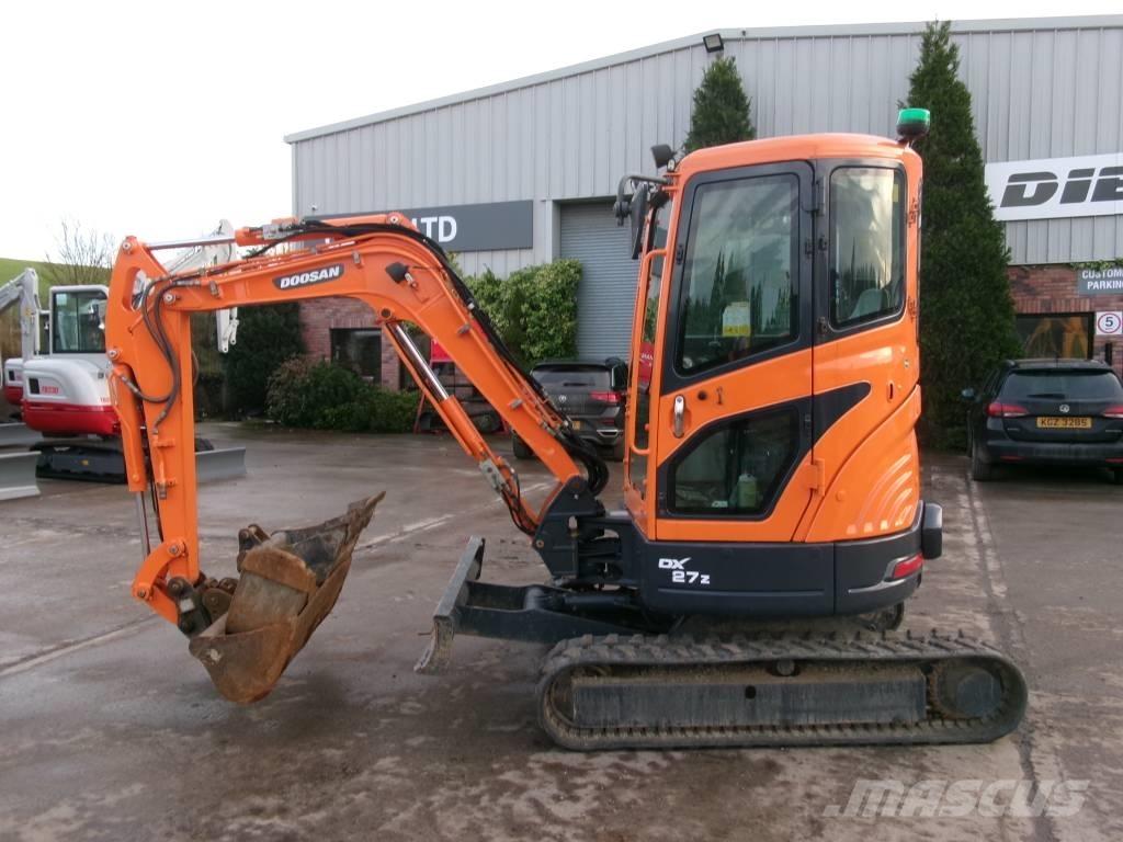 Doosan DX 27 Z 소형 굴삭기 7톤 미만
