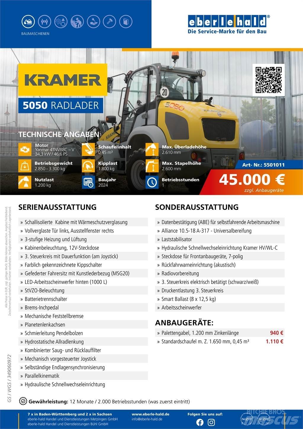 Kramer 5050  휠로우더